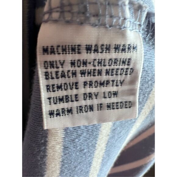 Polo Ralph Lauren AdultLarge Blue Striped Short Sleeve Collared Mens - Picture 3 of 7